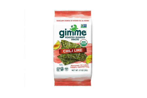 Gimme Roasted Chile Lime Seaweed Snacks - .35 oz