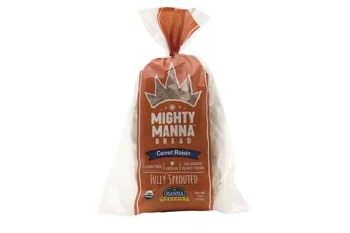 Manna Organics Sprouted Carrot Raisin Bread - 14 oz