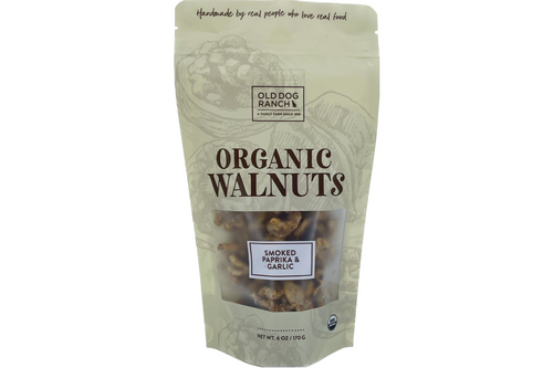 Old Dog Ranch Organic Smoked Paprika Walnuts - 6 oz