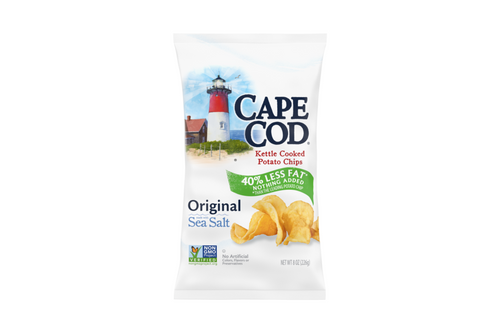 Cape Cod Reduced Fat Kettle Cooked Potato Chips - 8 oz