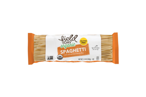 Field Day Organic Brown Rice Spaghetti Pasta - 12 oz