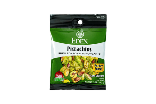 Eden Food Organic Pistachios - 1 oz
