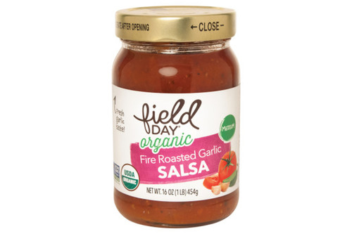 Field Day Organic Salsa Roasted Garlic - 16 oz