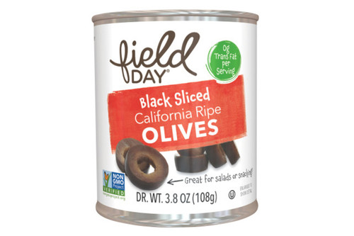 Field Day Olives, Black Sliced Ripe - 3.8 oz