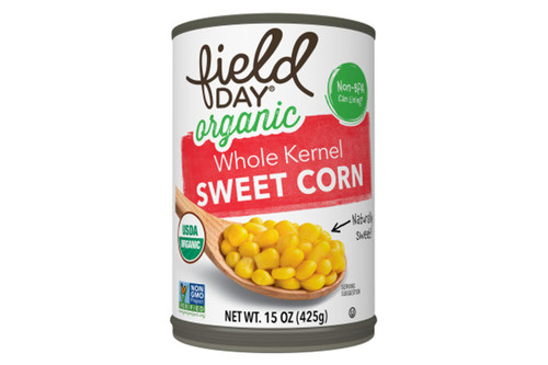Field Day Organic Sweet Corn Whole Kernel - 15 oz