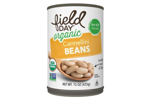 Field Day Organic Beans, Cannellini - 15 oz