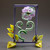 Just Breathe / Contemporary Flower Sculpture / Art Glass For Your Home