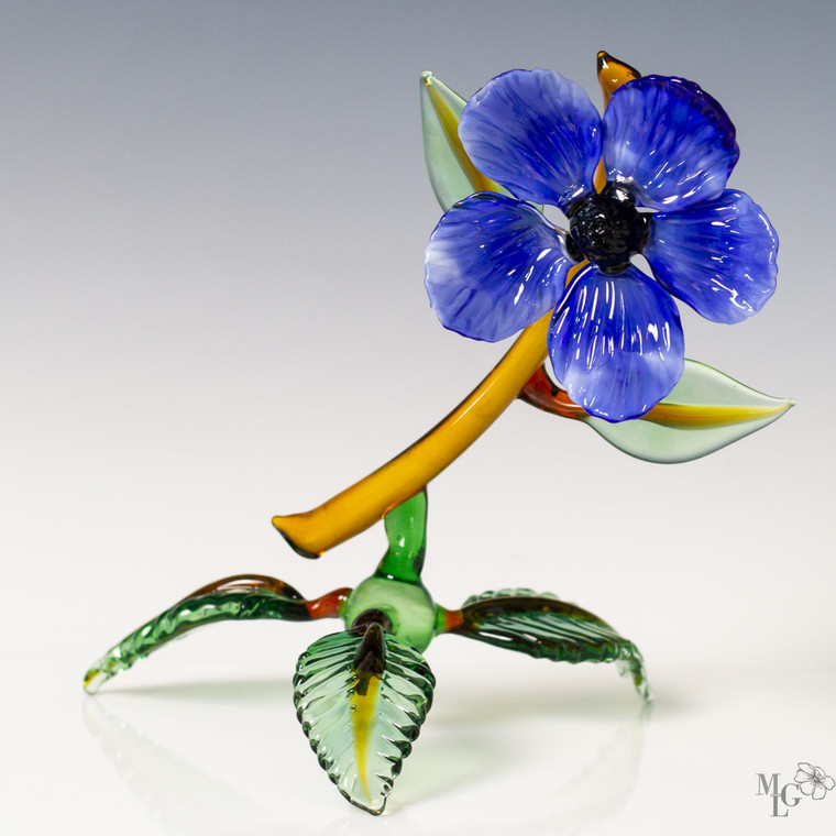 Caribbean Summer Glass Wildflower Sculpture