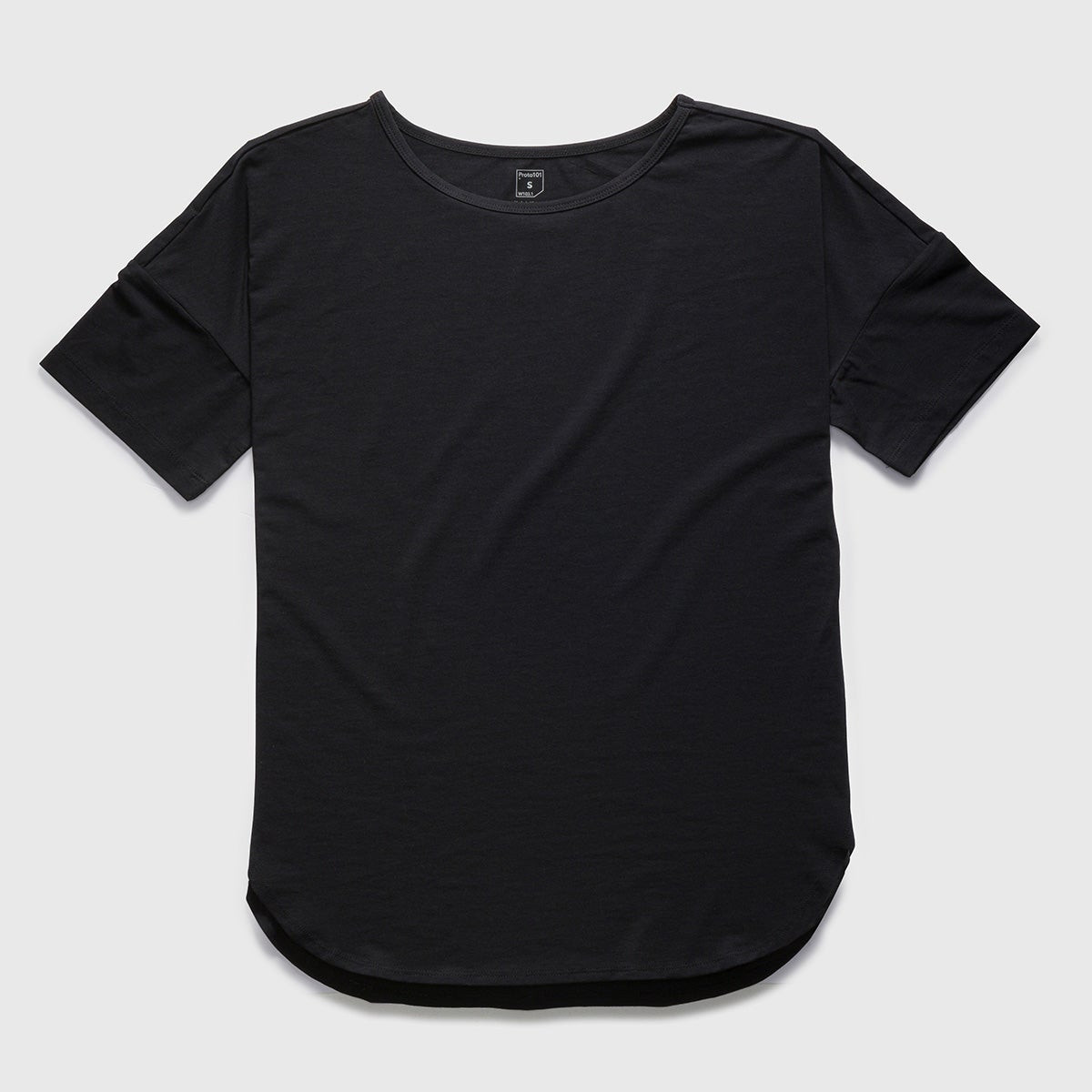 Women's Relaxed Crew T-Shirt | Curve-hem & Longer Length | Proto101