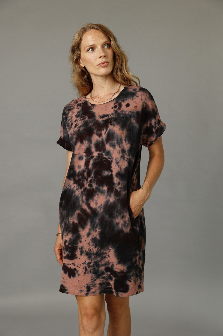 womens t shirt dress with pockets Pinkblush Black Pocket Front Maternity Midi T-Shirt Dress Small