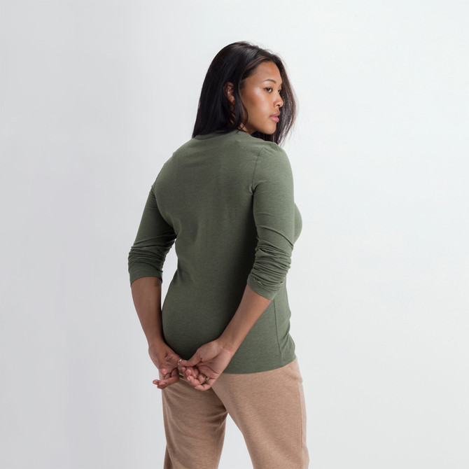 olive heather green