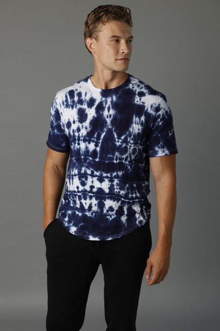 Dip Dye Relaxed Crew T-Shirt | Men