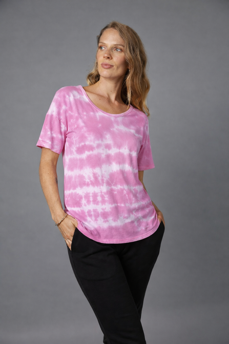 Dip Dye Relaxed Crewneck T-Shirt | Women