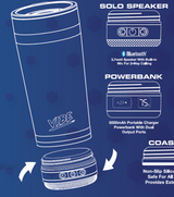 28oz Gold Vibe Tumbler