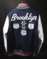 JACKIE ROBINSON BROOKLYN VARSITY JACKET BY ROOTS OF FIGHT