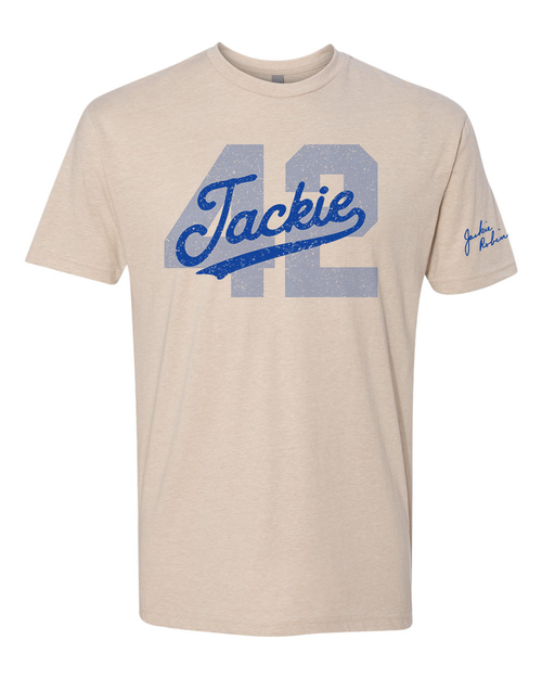 Jackie T-Shirt With Signature - Cream