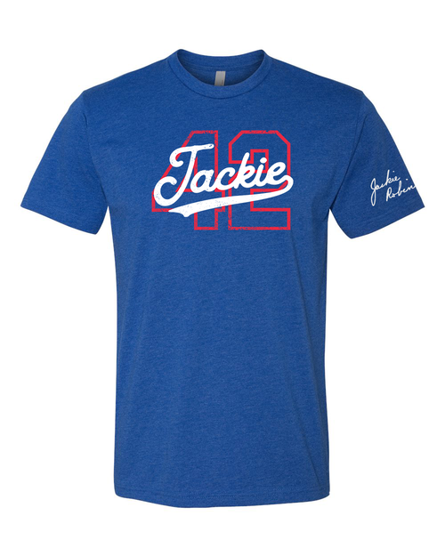 Jackie T-Shirt With Signature - ROYAL