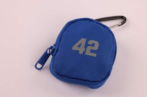 BAG CHARM WITH CARABINER