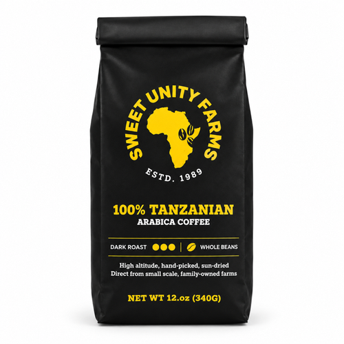 Tanzanian Dark Roast Whole Bean Coffee