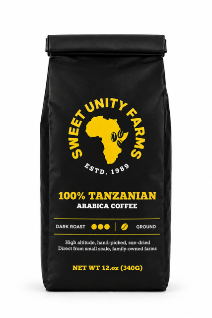 Tanzanian Dark Roast Ground Coffee