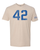 Jackie T-Shirt With Signature Full Front Graphic- Cream