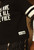 BLACK SHORT SLEEVE HEAVYWEIGHT GARMENT DYED T SHIRT