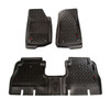 All Terrain Floor Liner Kit, Black; 18-22 Wrangler Unlimited JLU