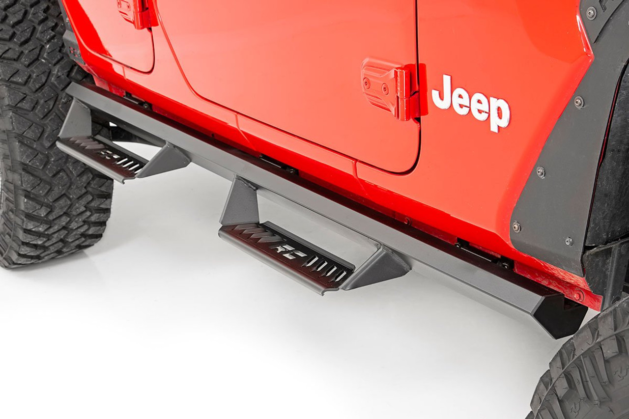 Buy AL2 Drop Steps | Jeep Wrangler JL 4WD (2018-2022) AL519204-RC Rough  Country at JeepHut Off-Road