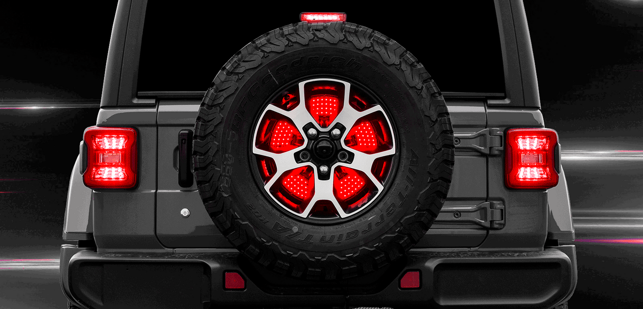 Buy JEEP 5TH WHEEL LIGHT WITH SEQUENTIAL TURN / BRAKE / REVERSE XK041019 at  JeepHut Off-Road