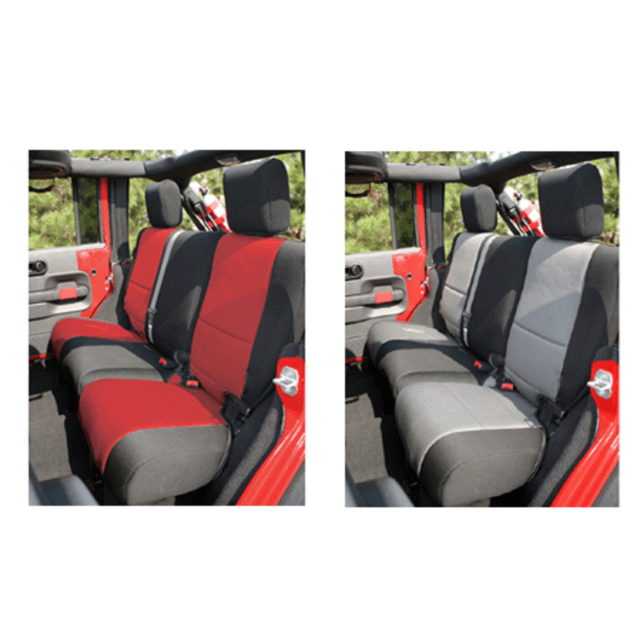 Buy Rugged Ridge,  - Neoprene Rear Seat Cover, Black, 07-18 Jeep  Wrangler Unlimited (JK)  Rugged Ridge at JeepHut Off-Road
