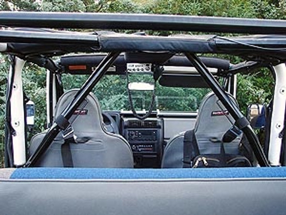 Rock Hard 4x4 Angled Harness Bar Passenger Side for Jeep CJ5 and CJ7 1976 - 1978