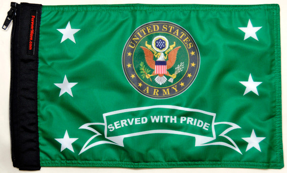 Army Served With Pride Flag Forever Wave
