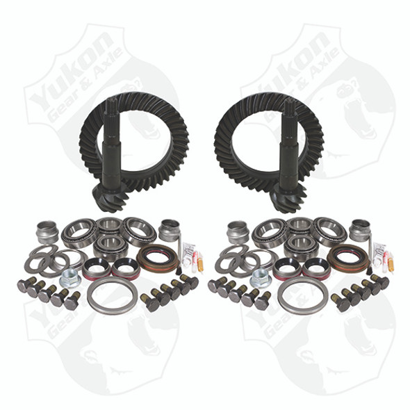 Yukon Gear And Install Kit Package For Jeep TJ Rubicon 4.56 Ratio Yukon Gear & Axle