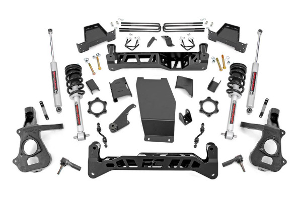 7in GM Suspension Lift Kit | Lifted Struts 14-18 1500 PU 4WD | Cast Steel)