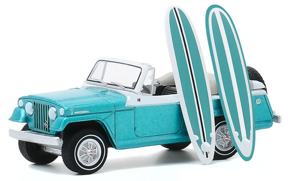 1968 Kaiser Jeep Jeepster with Surfboards