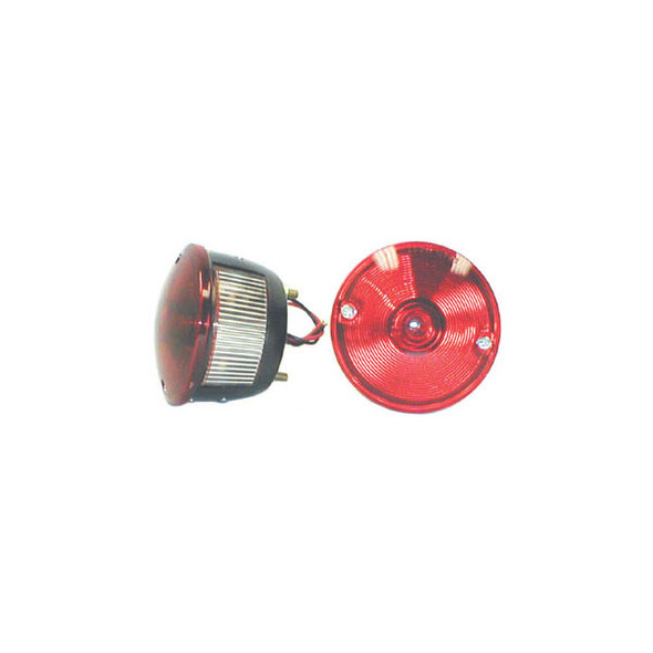 Omix-Ada, 12403.01 - Left Round Tail Lamp, 45-75 Willys, CJ Models