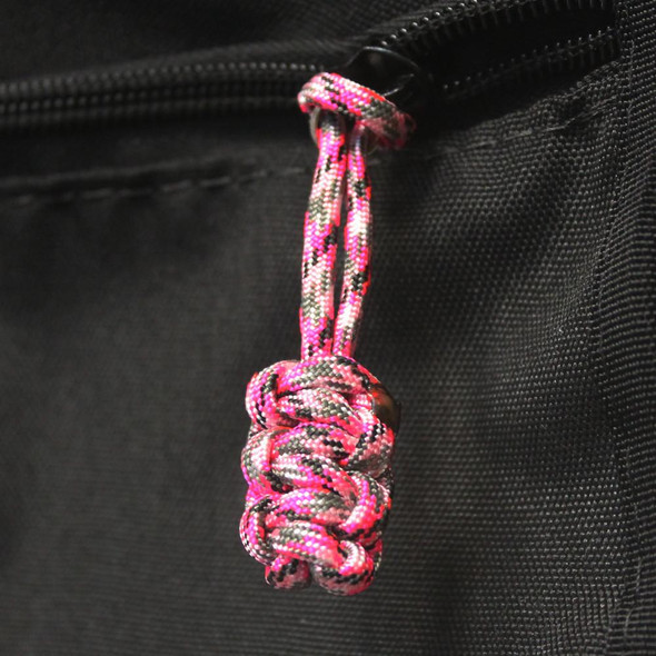 Paracord Zipper Pull Pink Camo Pair Of 2 Bartact