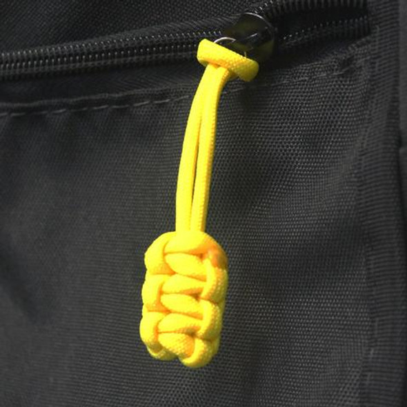 Paracord Zipper Pull Yellow Pair Of 2 Bartact