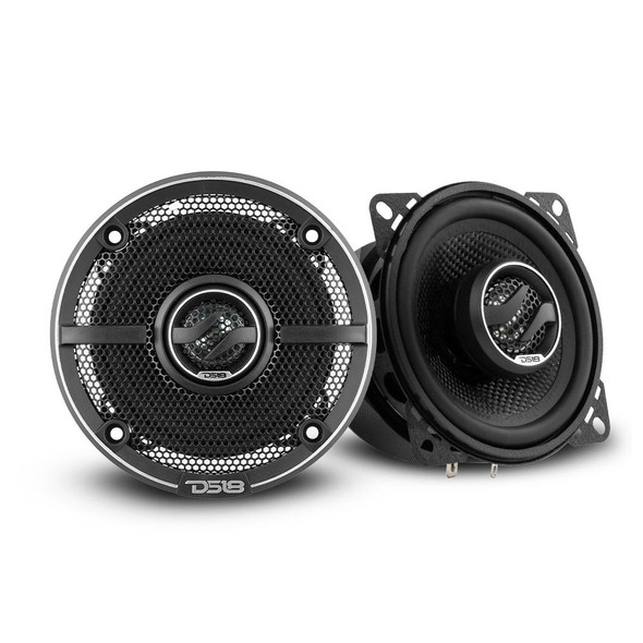 ELITE 4 Inch 2-Way Coaxial Speakers with Kevlar Cone 120 Watts 4-Ohm DS18