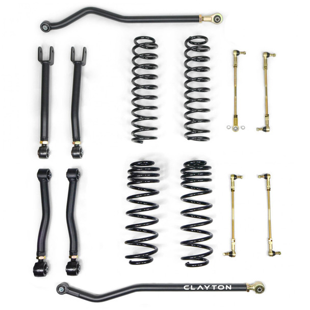 Jeep Wrangler Diesel 2.5 Inch Ride Right+ Lift Kit 2DR For 18-Pres Wrangler JL Clayton Offroad