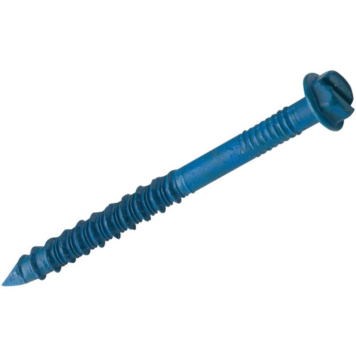 24130 - Tapcon 1/4 In. x 2-3/4 In. Slotted Hex Washer Concrete Screw Anchor (8 Ct.)