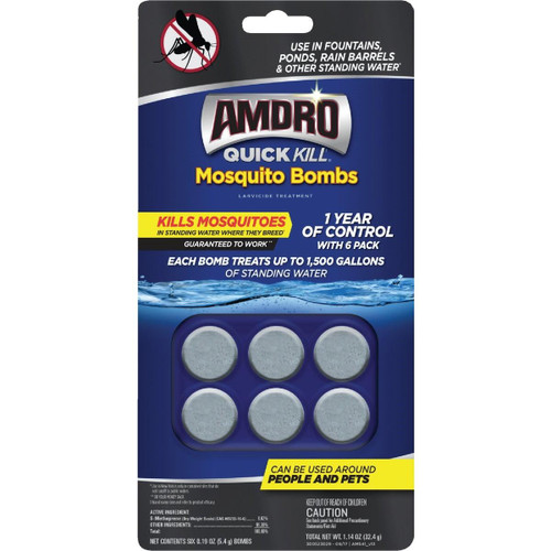100530552 - Amdro Quick Kill Ready To Use Tablet Mosquito Bombs, (6-Pack)