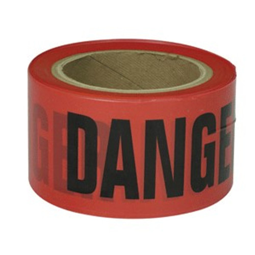 B3102R10 - Barricade Tape, Gauge: 2 Mil, Verbiage: Danger Do Not Enter, Color: Red, Size: 3" x 1000' 12 rolls per case, 32 cases per pallet