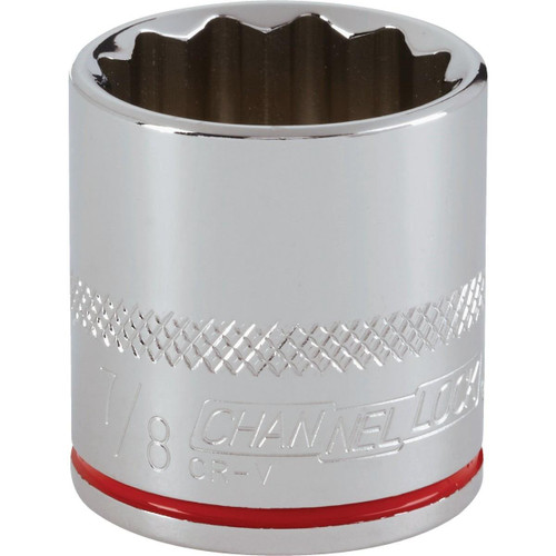 347256 - Channellock 3/8 In. Drive 7/8 In. 12-Point Shallow Standard Socket