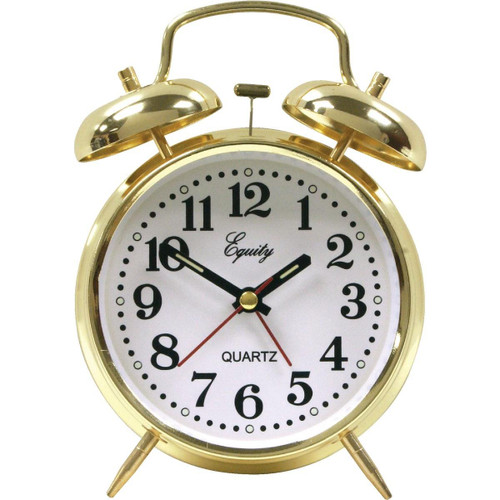 13012 - La Crosse Technology Equity Keywound Twin Bell Alarm Clock