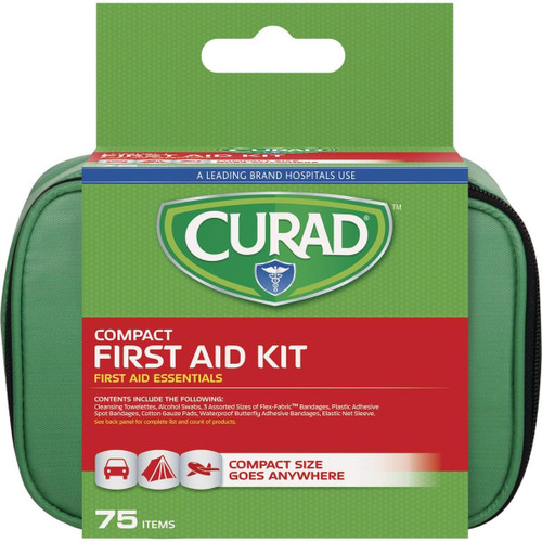 CURFAK200RB - Curad Compact First Aid Kit (75-Piece)