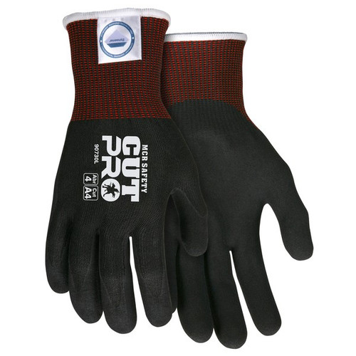90730XXL - Cut Resistant Gloves, Diamond Tech, 2X-Large, Black