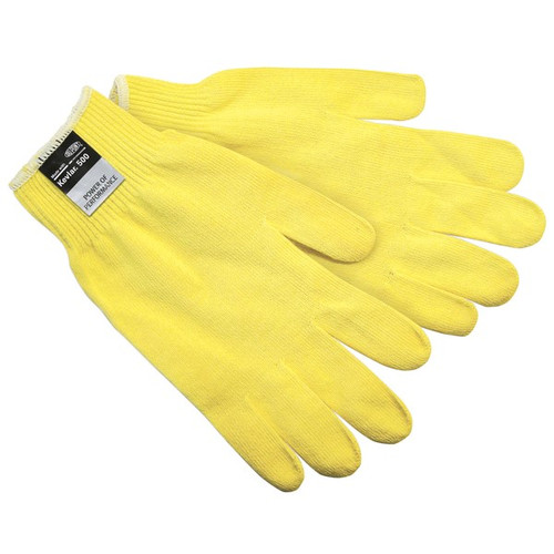 9394L - Cut Resistant Gloves, Kevlar, Large, Yellow, 13 ga THK