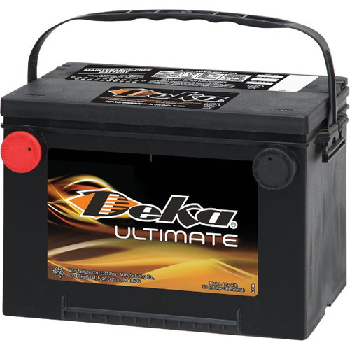 778MF - Deka Ultimate 12-Volt 800 CCA Automotive Battery, Side Post Left Front Positive Terminal