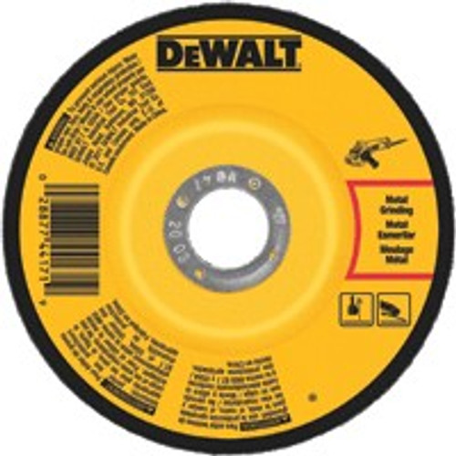 DW4623 - DeWalt Bonded Abrasive, 5" x 1/4" x 5/8"-11 General Purpose Metal Grinding Wheel
